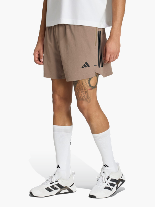 adidas D4T PrimeLift 3-STREIFEN SHORTS Beige 169685 2
