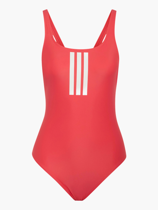 adidas 3-Streifen V-Back Badeanzug Rot 168865 1