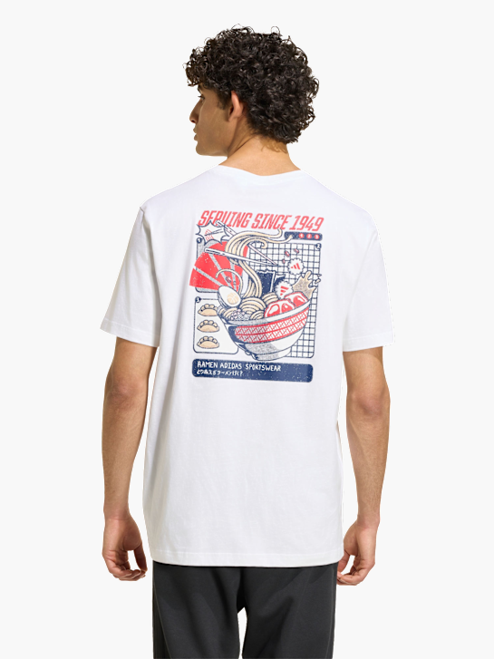 adidas RAMEN GRAFIK-T-SHIRT Weiß 169679 3
