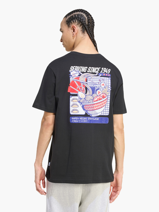 adidas RAMEN GRAFIK-T-SHIRT Schwarz 169680 3