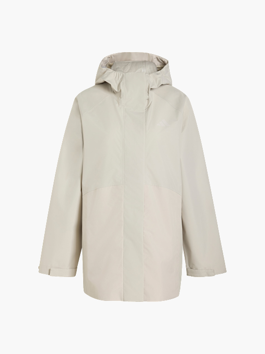 adidas ESSENTIALS RAIN PARKA Beige 168642 1