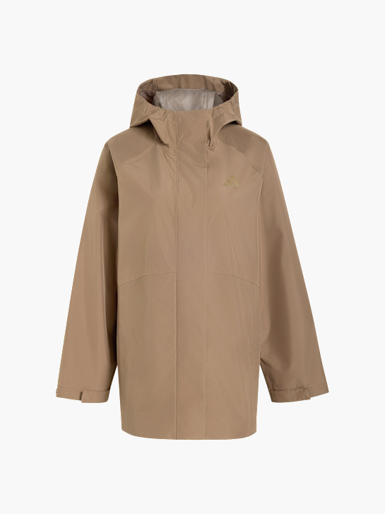 adidas ESSENTIALS RAIN PARKA Beige 168643 1