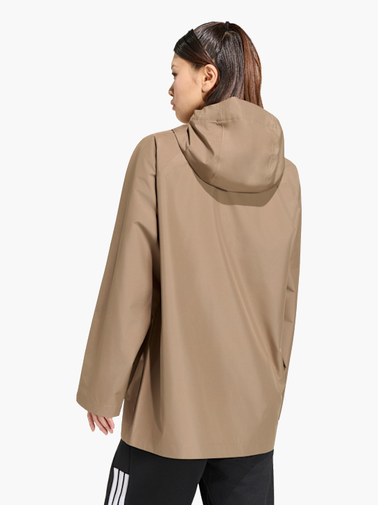 adidas ESSENTIALS RAIN PARKA Beige 168643 3