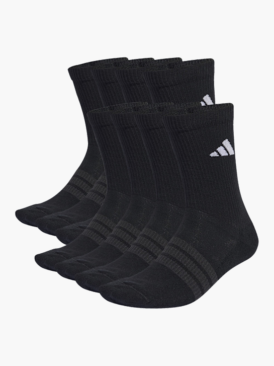adidas ESSENTIALS CREW SOCK, GEDÄMPFT, 10 PARA Schwarz 156718 1