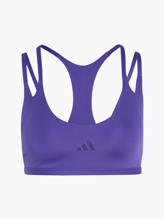 adidas Optime Workout Strappy Sport-BH, leicht stützend Lila 169643 1