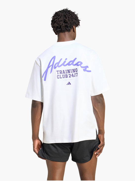 adidas PrimeLift Essentials Workout Grafik T-Shirt Weiß 169669 3