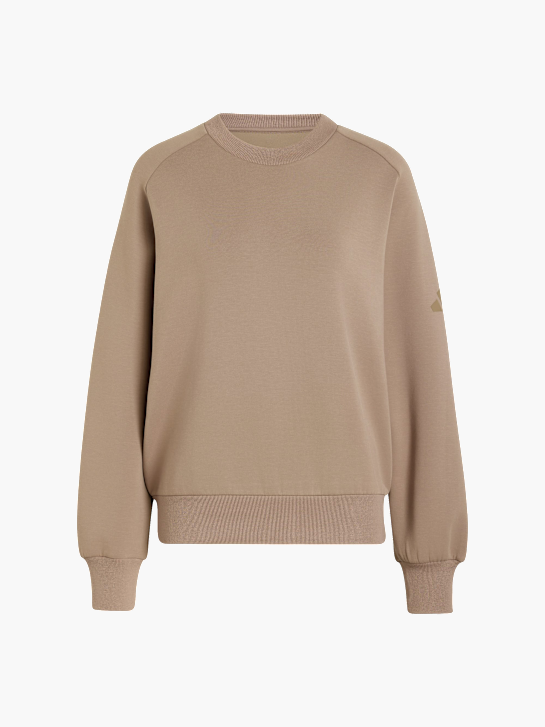 adidas SOFT LUX SWEATSHIRT, LOCKER GESCHNITTEN Beige 169519 1