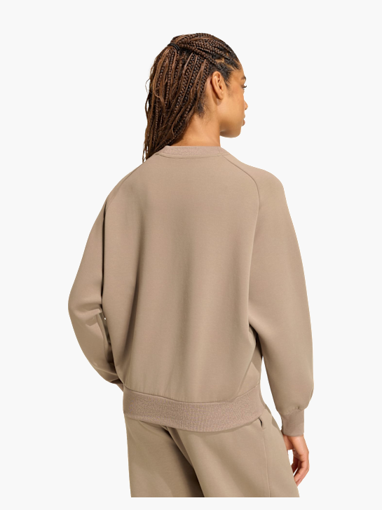 adidas SOFT LUX SWEATSHIRT, LOCKER GESCHNITTEN Beige 169519 3