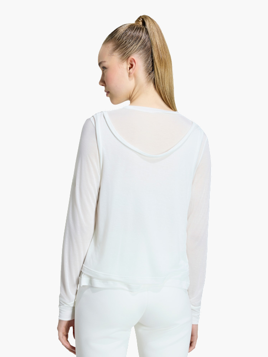 adidas SOFT LUX LONGSLEEVE, TRANSPARENT Weiß 168698 3