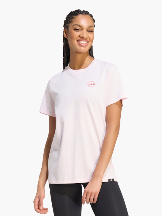 adidas TRAVEL GRAFIK T-SHIRT; LOCKER GESCHNITTEN Rosa 169532 2