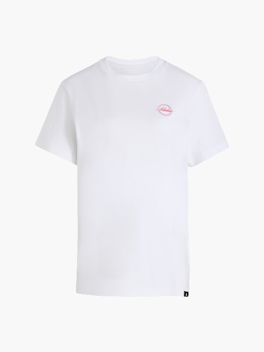 adidas TRAVEL GRAFIK T-SHIRT; LOCKER GESCHNITTEN Weiß 169533 1