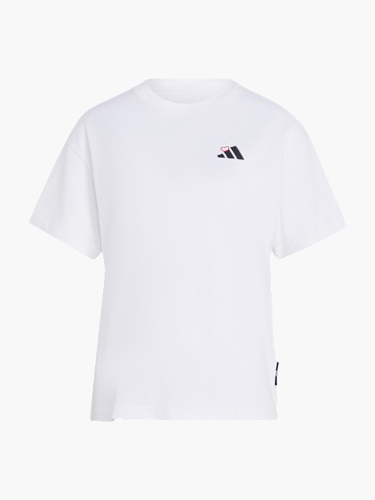 adidas EMBROIDERY PACK GRAFIK T-SHIRT, LOCKER GESCHNITTEN Weiß 169535 1