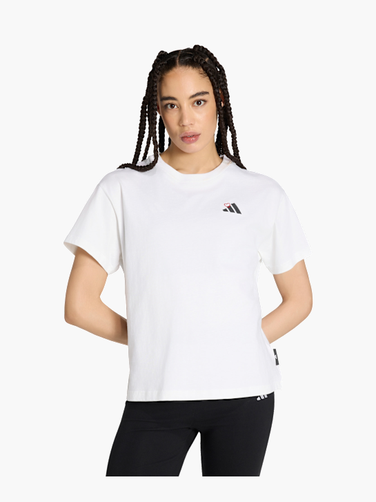 adidas EMBROIDERY PACK GRAFIK T-SHIRT, LOCKER GESCHNITTEN Weiß 169535 2