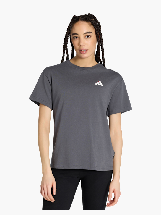adidas EMBROIDERY PACK GRAFIK T-SHIRT, LOCKER GESCHNITTEN Grau 169536 2