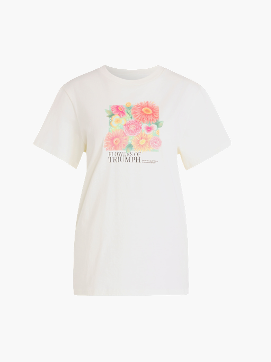 adidas LOCKER GESCHNITTENES FLORAL GRAFIK T-SHIRT 2 Weiß 168615 1