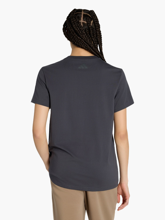 adidas LOCKER GESCHNITTENES FLORAL GRAFIK T-SHIRT 2 Grau 168616 3