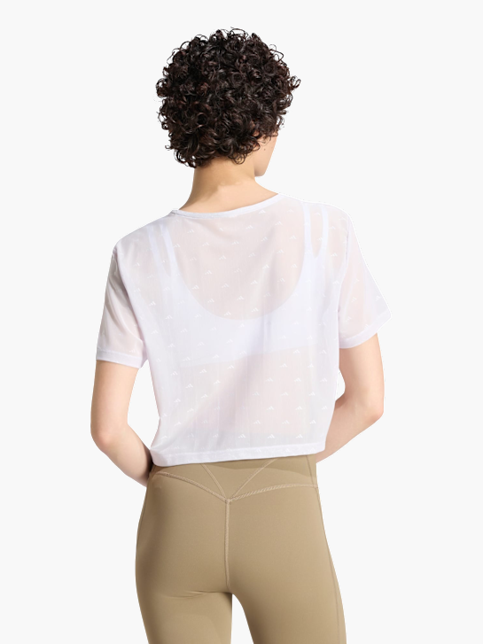 adidas PrimeLift Essentials Workout Mesh-T-Shirt, kastig geschnitten Lila 169486 3