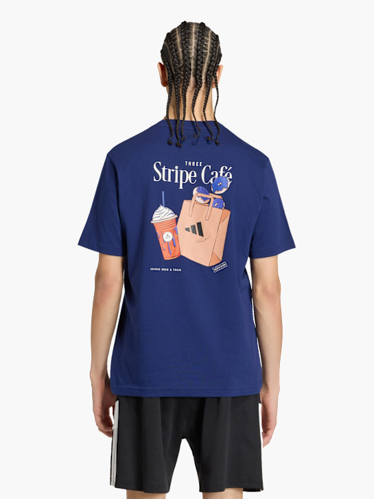 adidas COFFEE CAFE DONUT BAG GRAFIK T-SHIRT Dunkelblau 169703 3