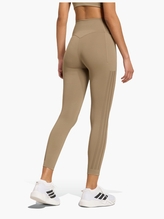 adidas Optime Workout 3-Streifen 7/8 Leggings Beige 168648 3
