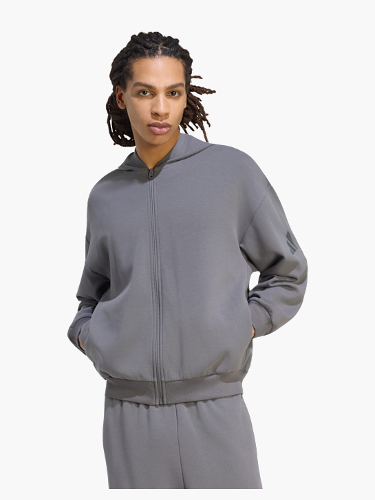 adidas SOFT LUX KAPUZENJACKE Grau 168722 2