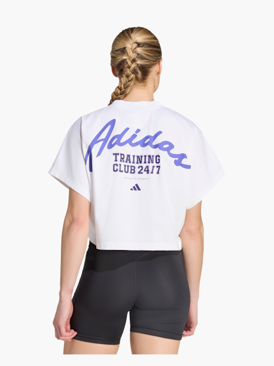 adidas PrimeLift Workout Grafik T-Shirt Weiß 169528 3