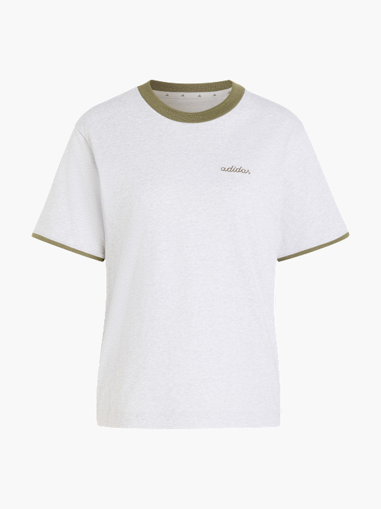 adidas Seasonal Essentials Colorpop T-Shirt mit aufgestickter Grafik Grau 168641 1