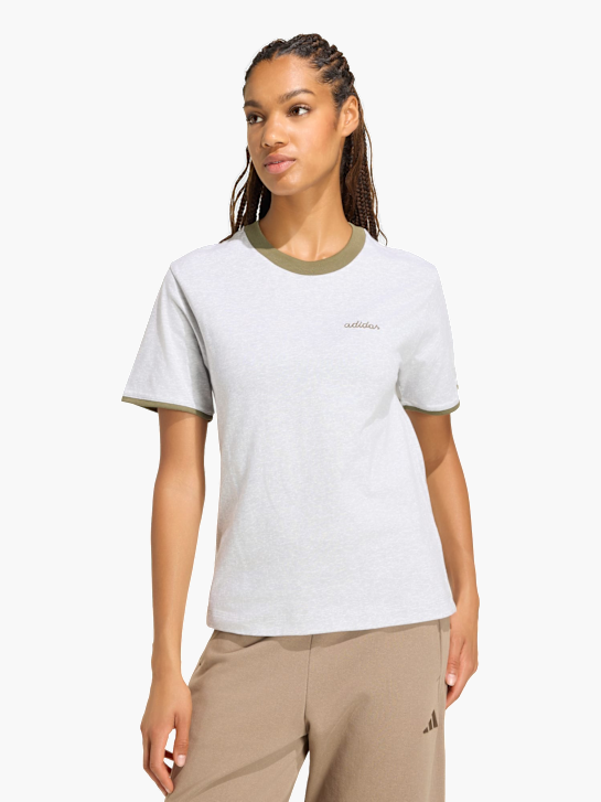 adidas Seasonal Essentials Colorpop T-Shirt mit aufgestickter Grafik Grau 168641 2
