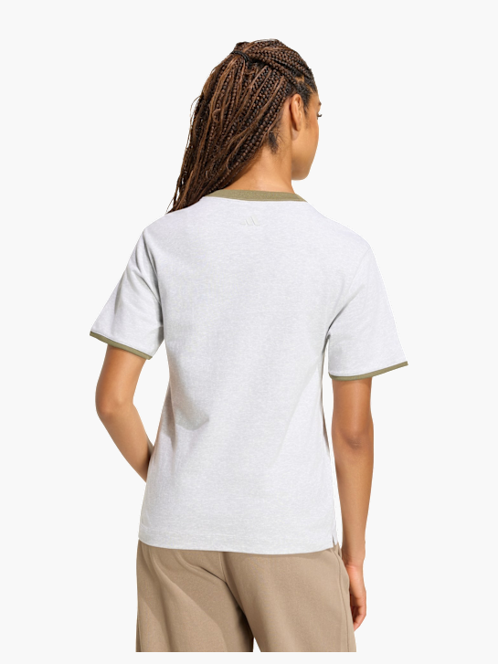 adidas Seasonal Essentials Colorpop T-Shirt mit aufgestickter Grafik Grau 168641 3