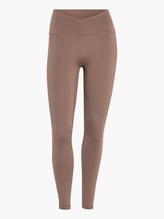 adidas 3-Streifen Studio All Me 7/8 X-Over Leggings Braun 169527 1