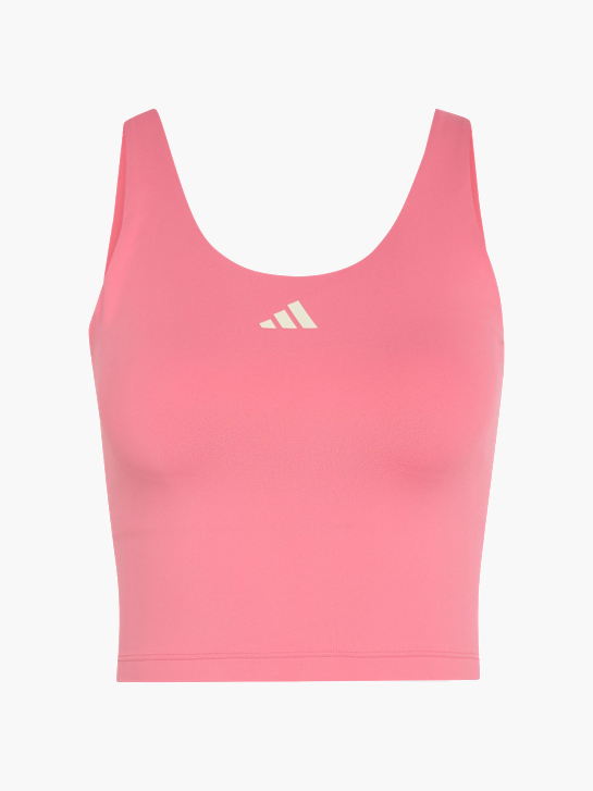 adidas 3-Streifen Studio All Me Tanktop, leicht stützend Pink 169467 1