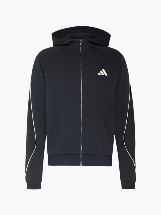 adidas STADIUM SMALL LOGO FULL-ZIP HOODIE Schwarz 169602 1