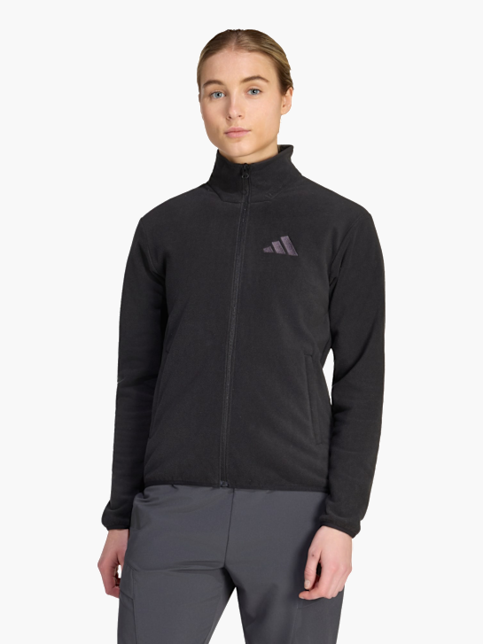 adidas Terrex Multi Essentials Fleecejacke, durchgehender Reißverschluss Schwarz 168609 2
