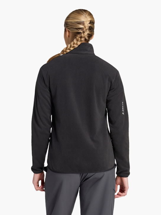 adidas Terrex Multi Essentials Fleecejacke, durchgehender Reißverschluss Schwarz 168609 3