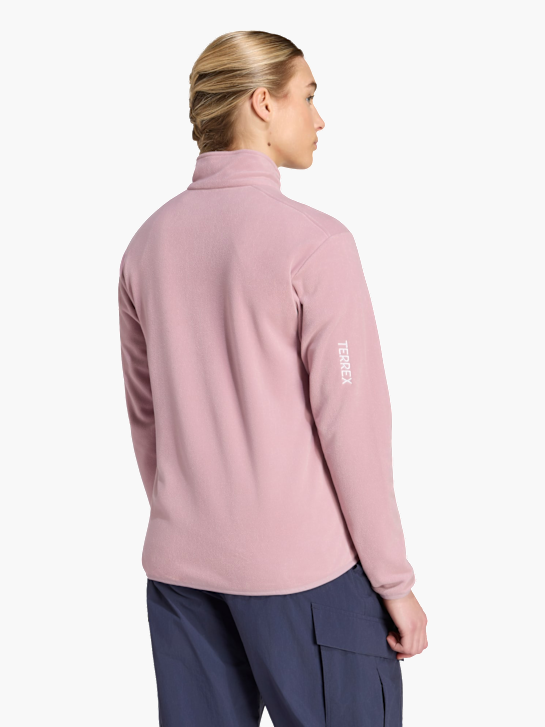 adidas Terrex Multi Essentials Fleecejacke, durchgehender Reißverschluss Pink 168611 3