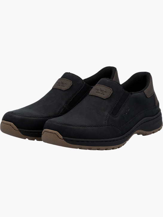 Rieker Herren Slipper Schwarz 142178 2