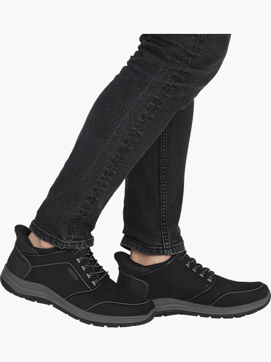 Rieker Herren Slipper Schwarz 143395 4