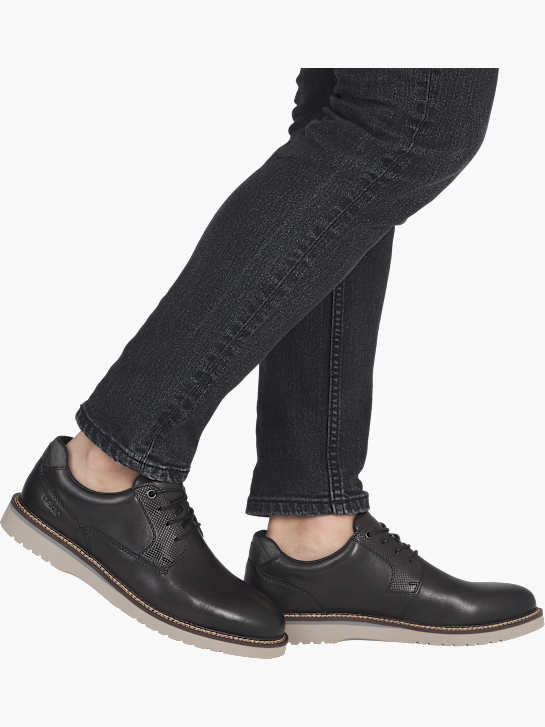 Rieker Herren Schnürschuhe Grau 143400 4