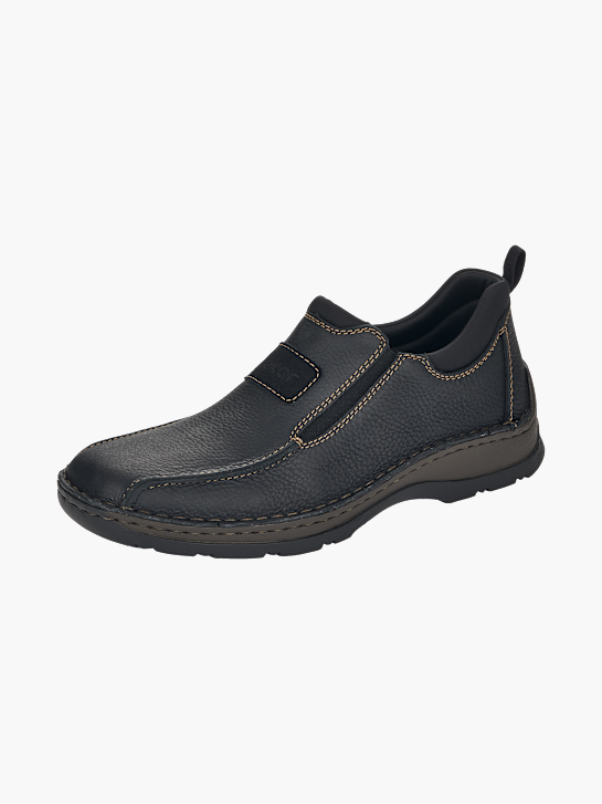 Rieker Herren Slipper Schwarz 143404 2