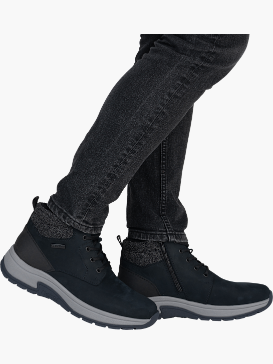 Rieker Herren Schnürstiefel Blau 143433 4