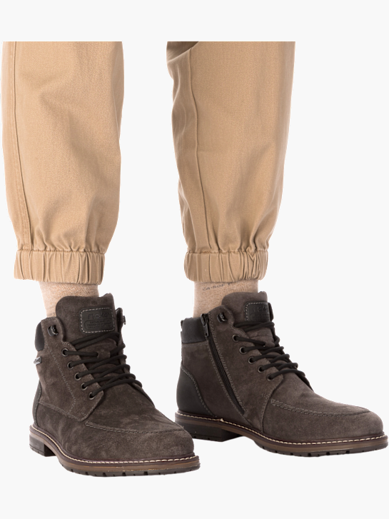 Rieker Herren Schnürstiefel Grau 143463 4