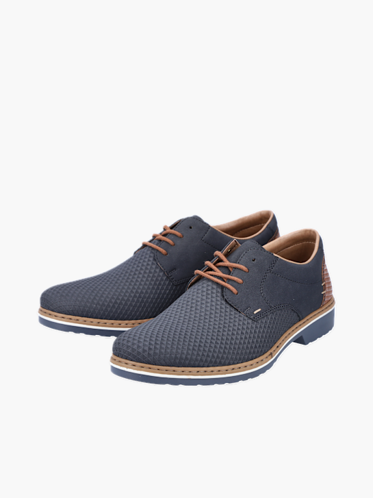 Rieker Herren Schnürschuhe Blau 136873 4
