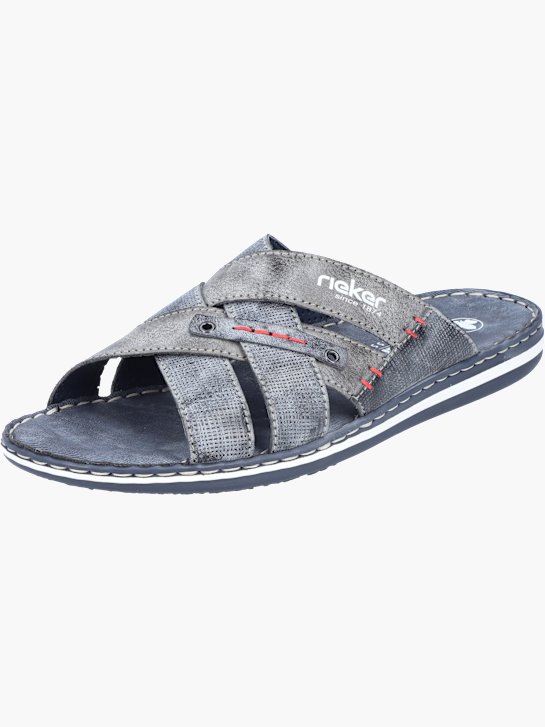 Rieker Herren Pantoletten Blau 143481 2