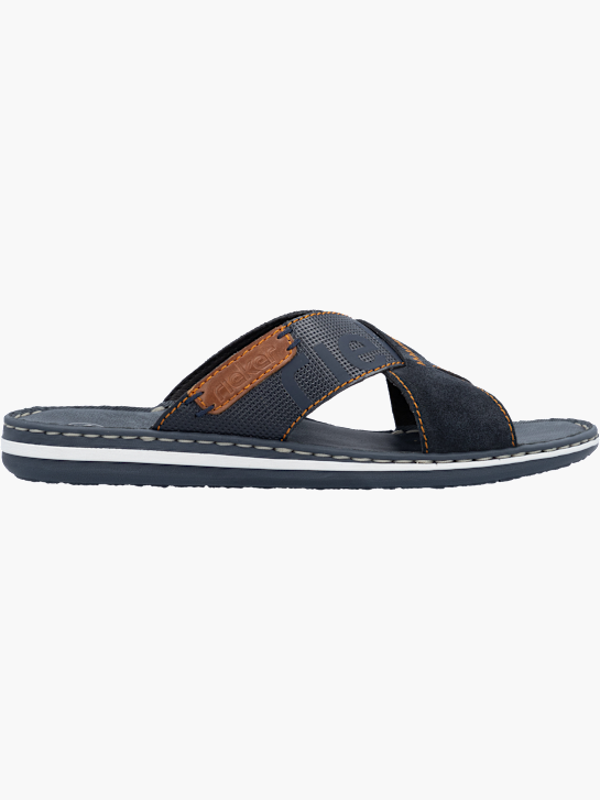 Rieker Herren Pantoletten Blau 143482 1