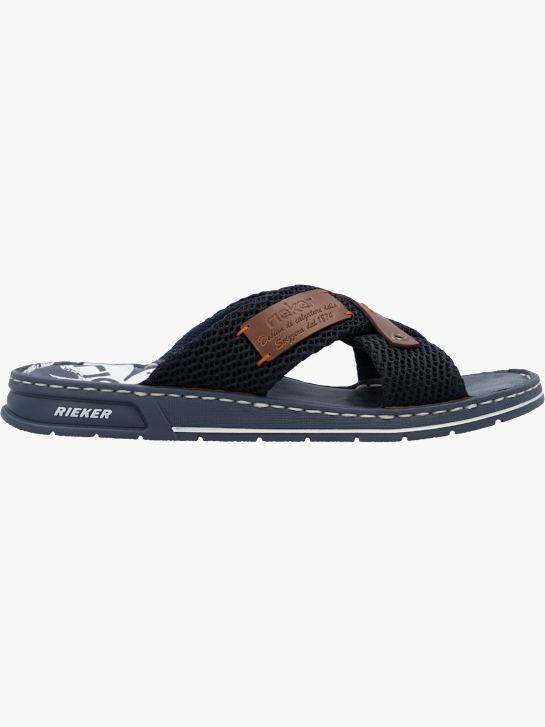 Rieker Herren Pantoletten Blau 136924 1