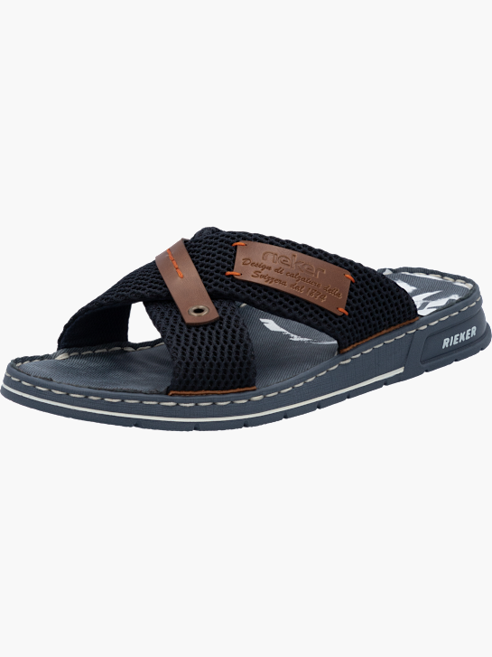 Rieker Herren Pantoletten Blau 136924 2