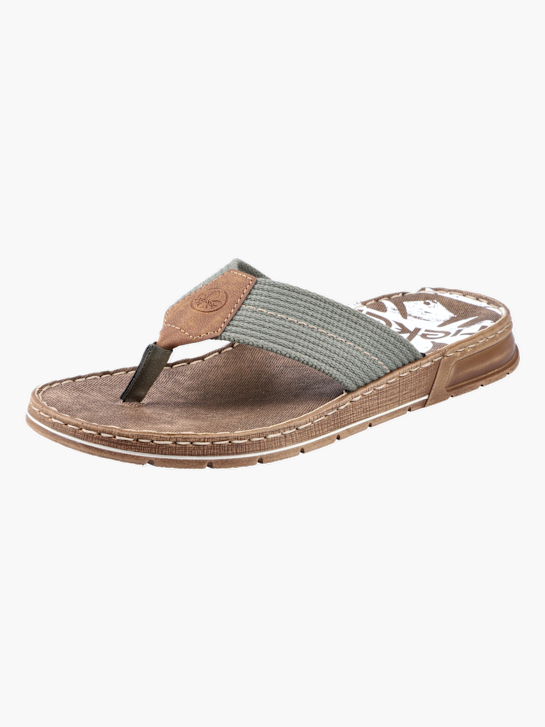 Rieker Herren Zehentrenner Grün 136925 2