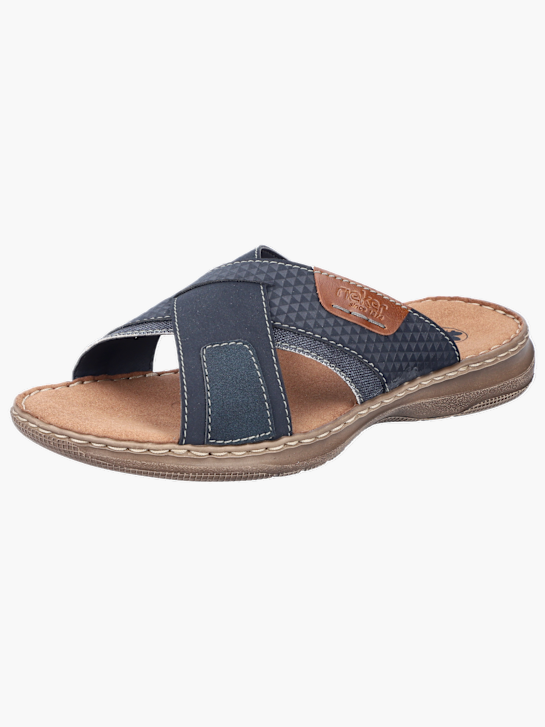 Rieker Herren Pantoletten Blau 136930 2