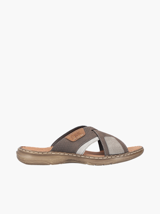 Rieker Herren Pantoletten Braun 130843 1