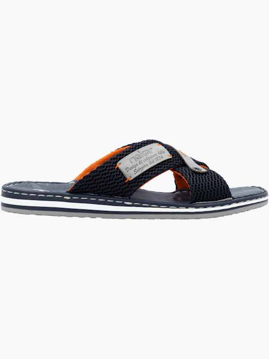 Rieker Herren Pantoletten Blau 143485 1