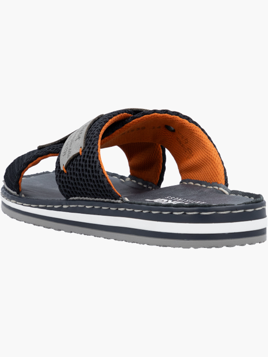 Rieker Herren Pantoletten Blau 143485 3